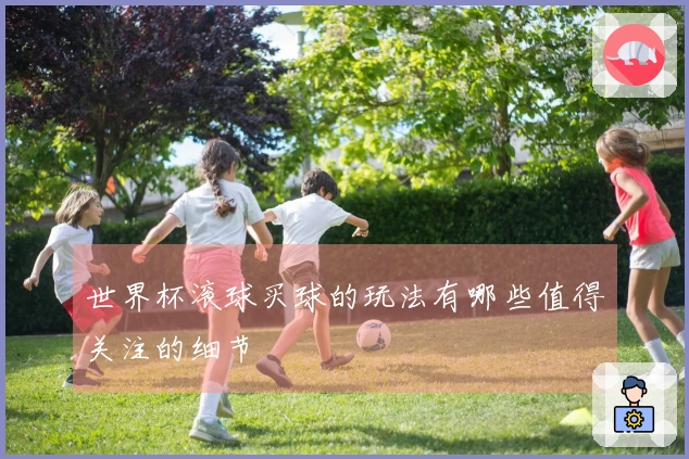 世界杯滚球买球的玩法有哪些值得关注的细节
